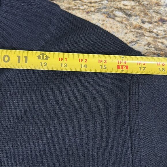 Tulliano Men's Wool Black Button-Up Cardigan Sweater Size L - Picture 9 of 11